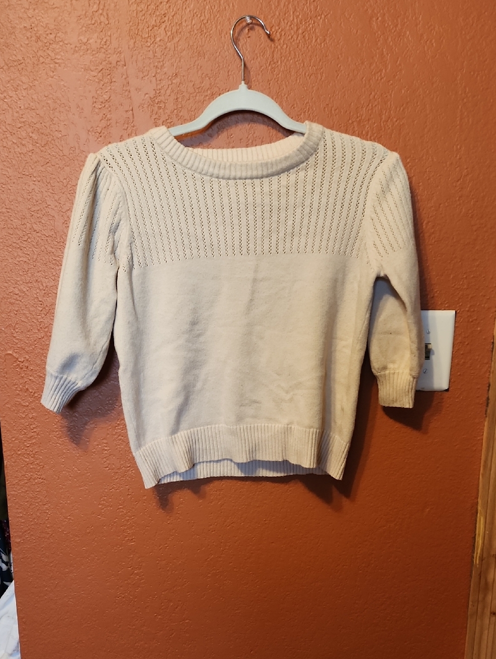 Baltic Born Cream Knit Boatneck Women's Sweater